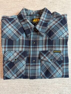 Brave Star Deputy CPO Flannel Button Down Shirt